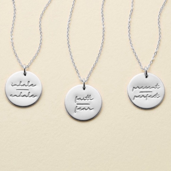 Present/Perfect Mantra Classic Gift Charm Necklace - Picture 12 of 16